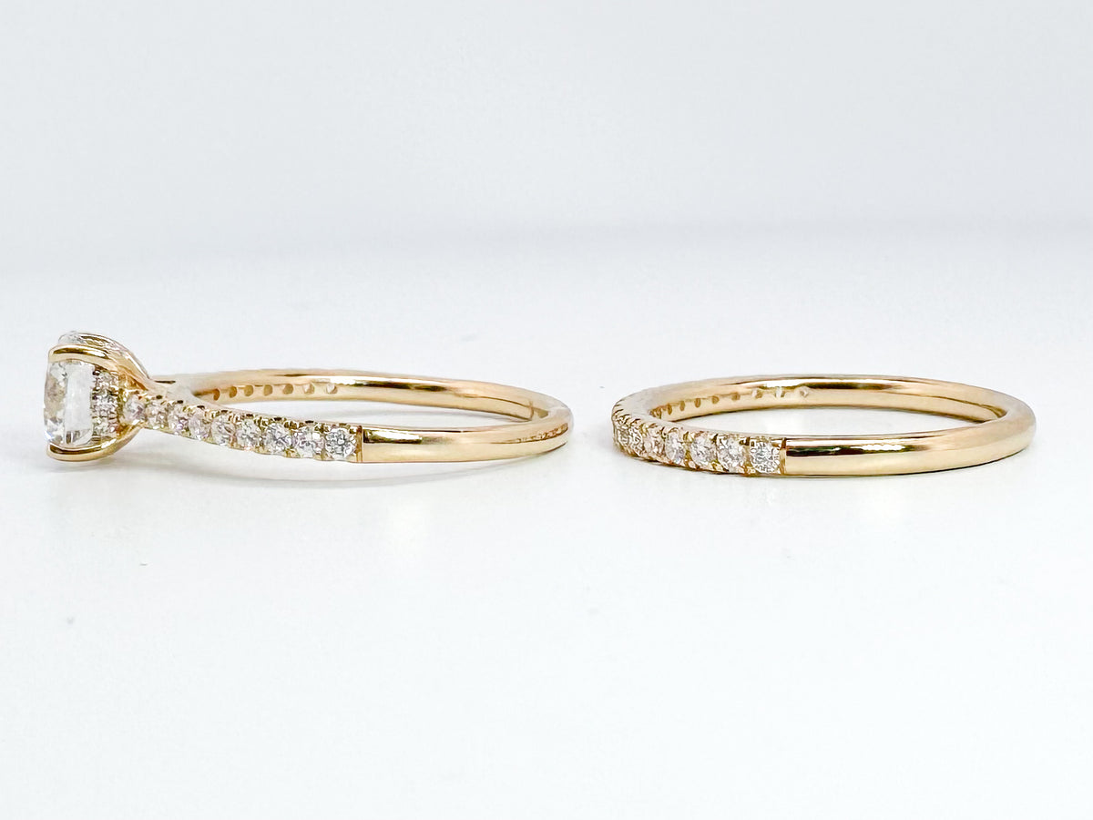 Lab Diamond Engagement Ring