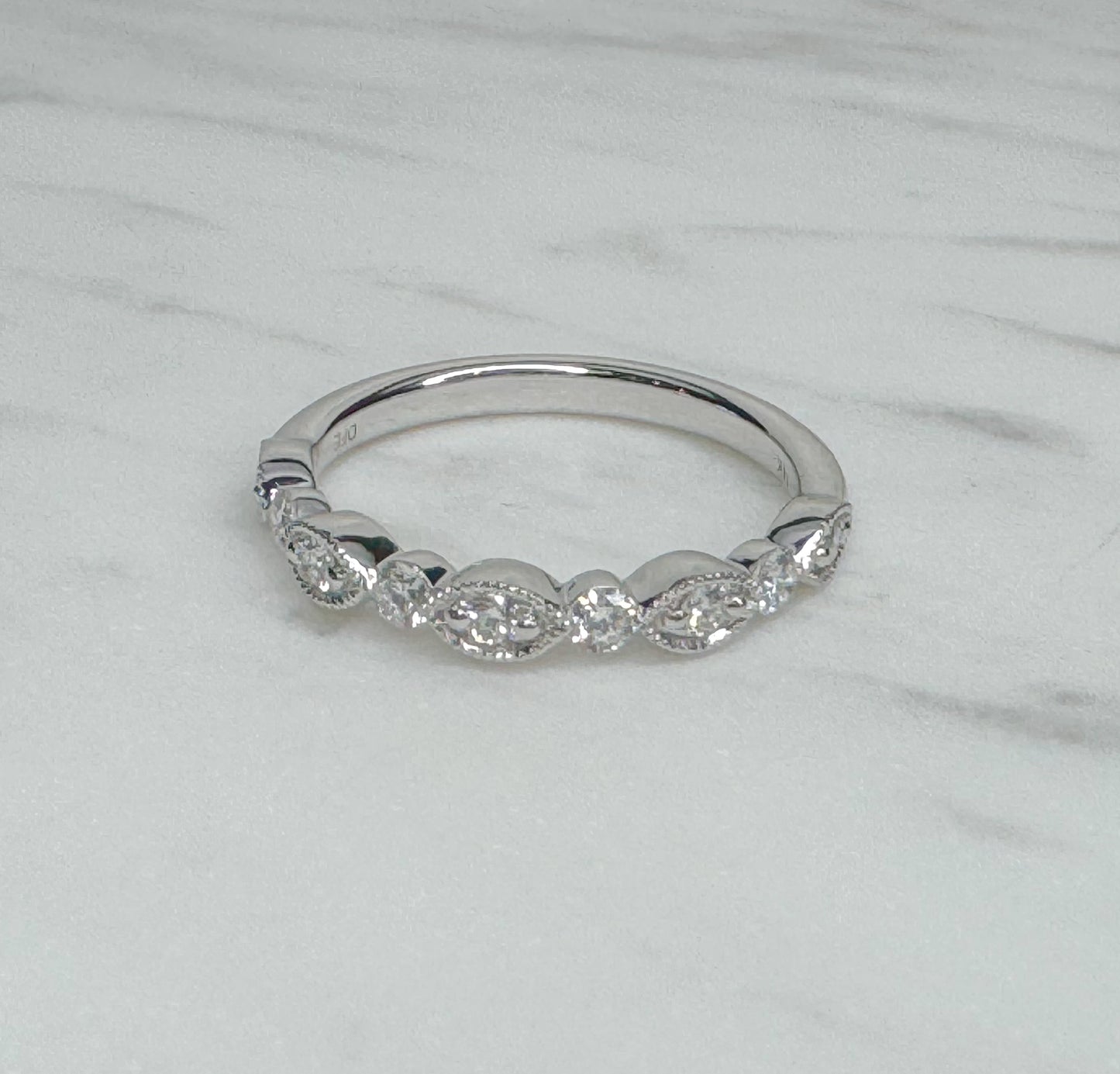 White Gold Diamond Band