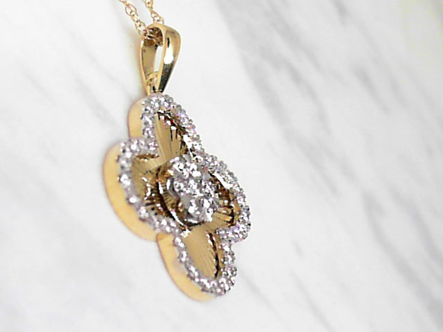 Diamond Reversible Alhambra poendant