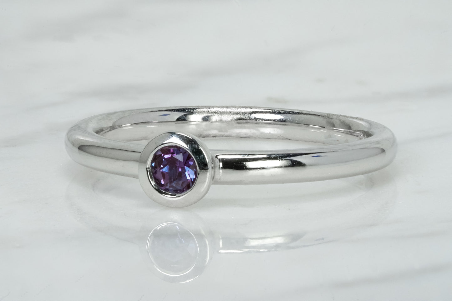 Alexandrite Solitaire Ring
