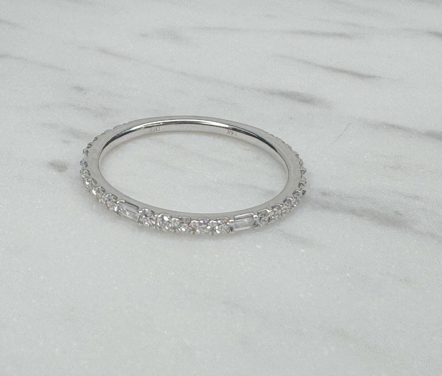 White Gold Diamond Band