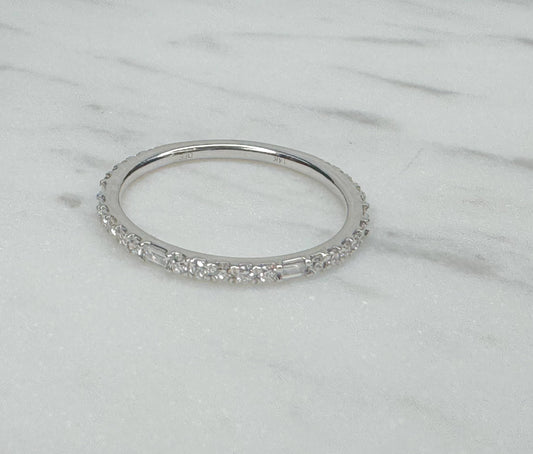 White Gold Diamond Band