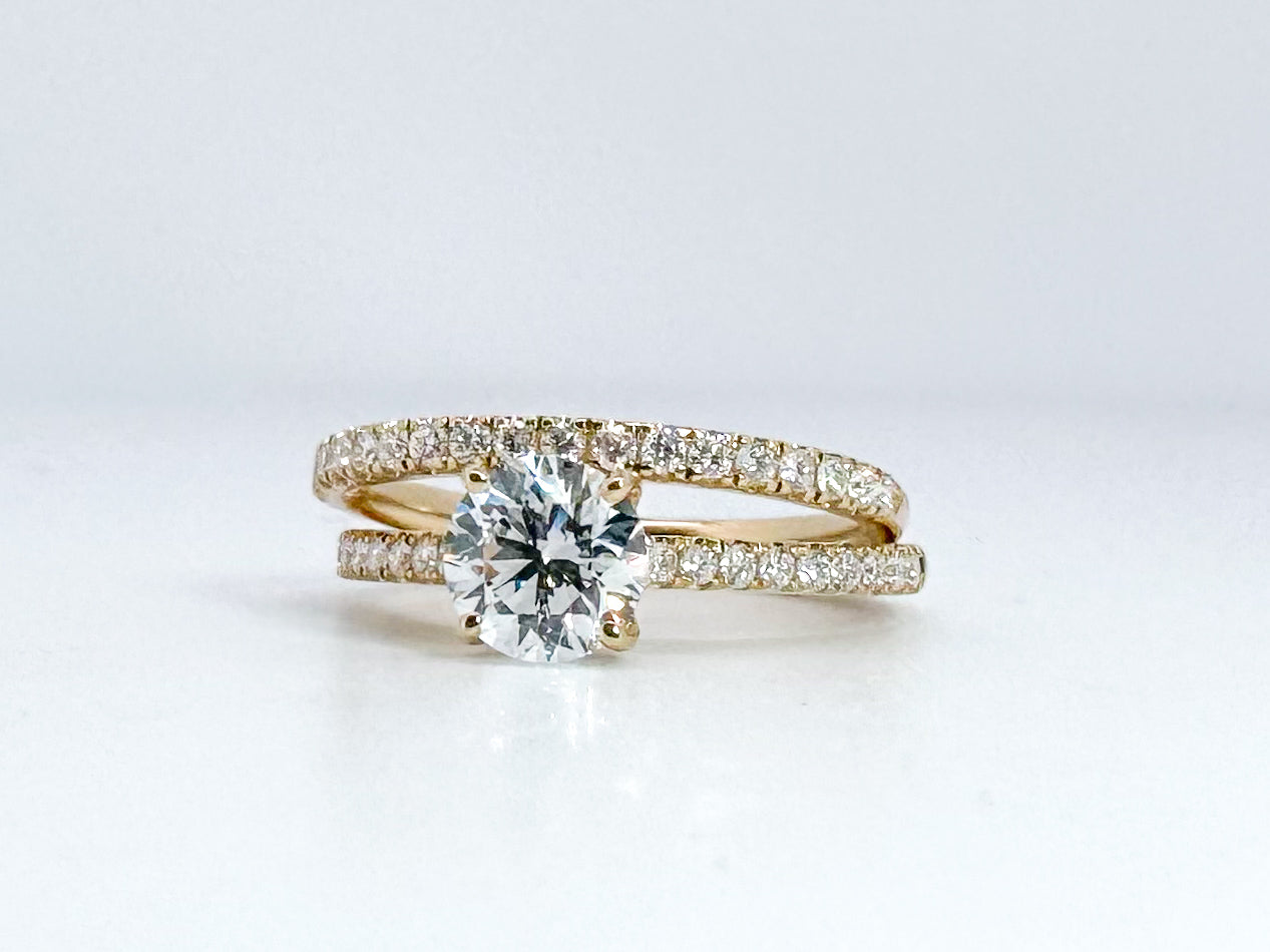 Lab Diamond Engagement Ring