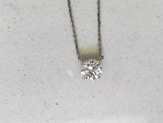 1.15ct floating diamond solitaire pendant