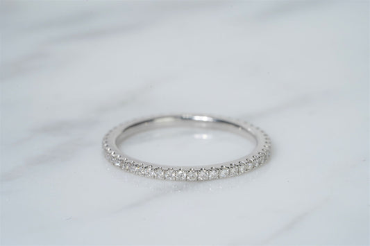 Straight Row Diamond Eternity Band