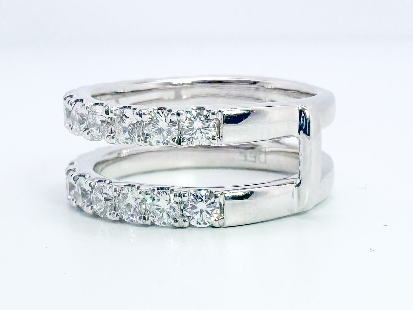 14KW, 1.50 diamond total weight ring insert.