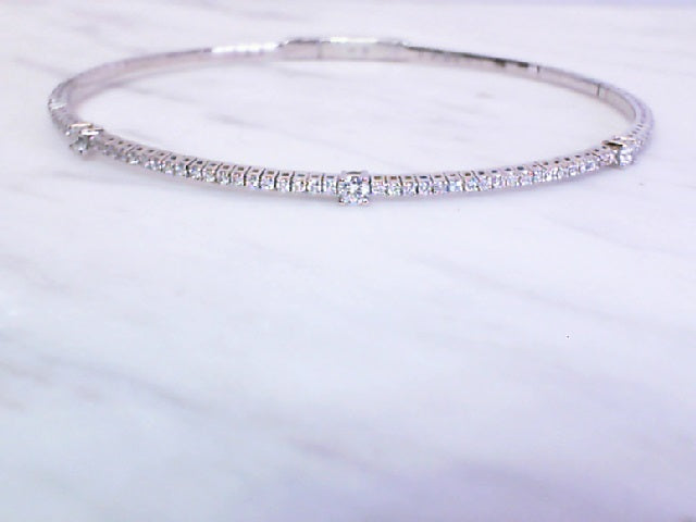 Diamond flex bangle