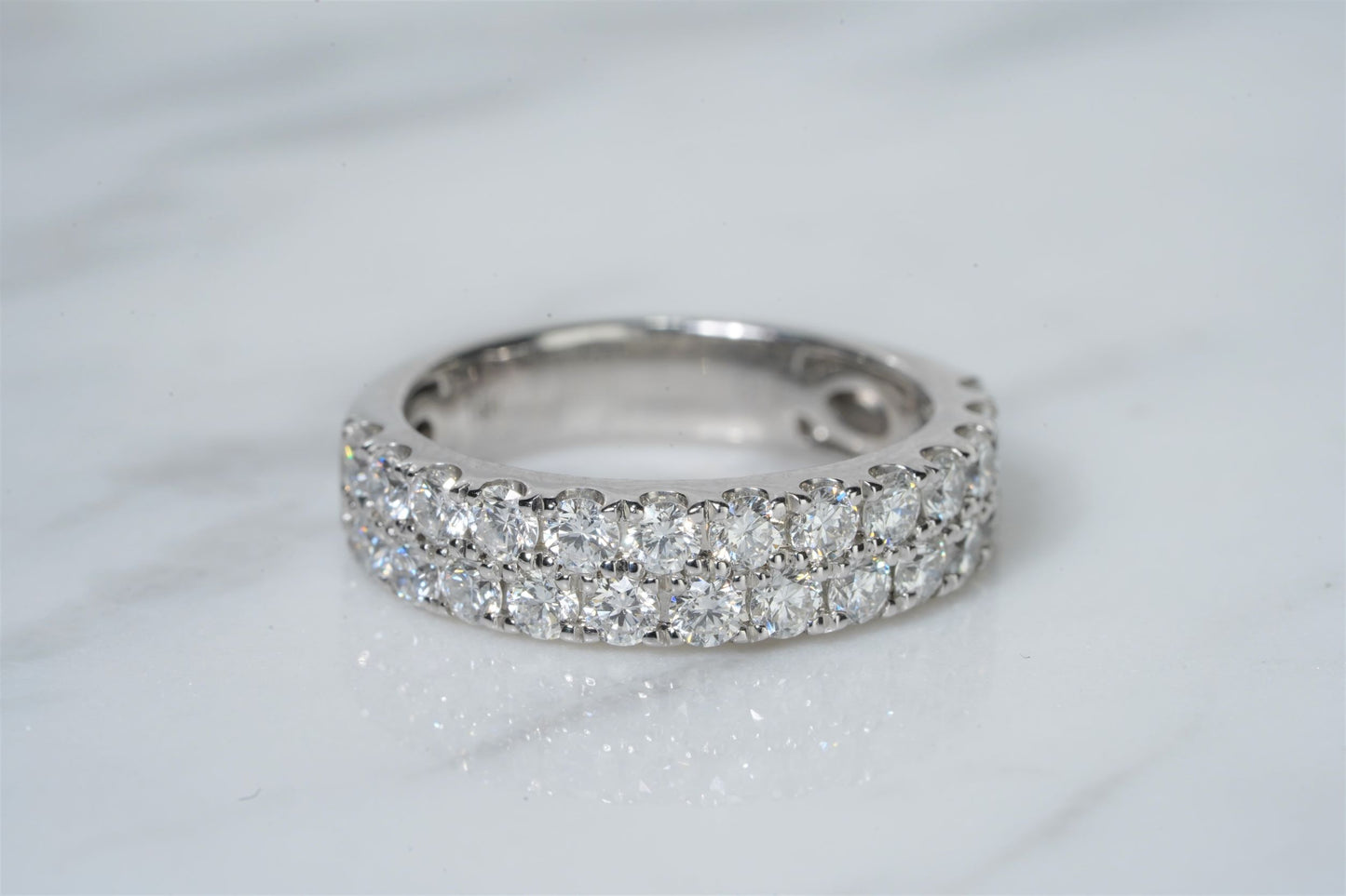 Two row french pave' band