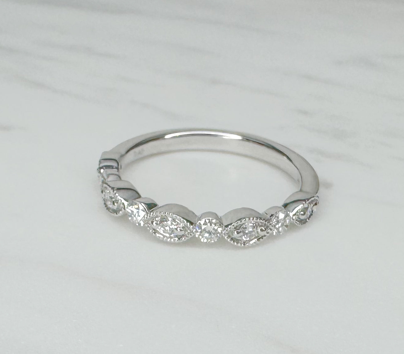 White Gold Diamond Band