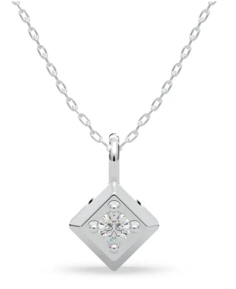 "Lands Collection" Canadian Diamond solitaire pendant