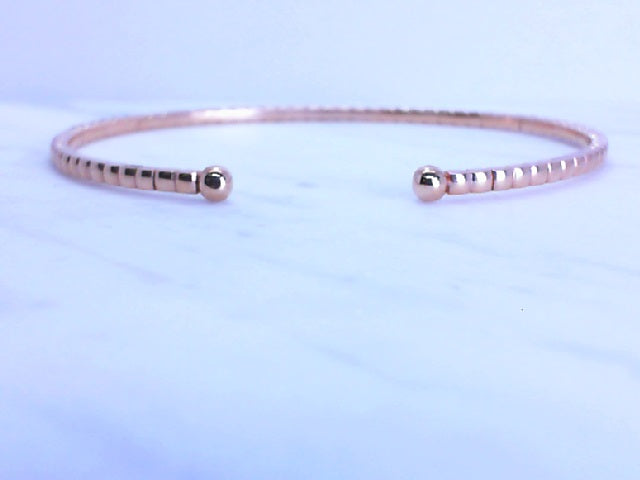 18k rose gold pink sapphire and diamond cuff bracelet.