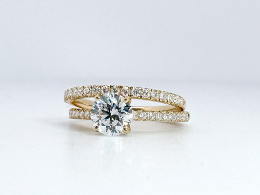 Lab Diamond Engagement Ring