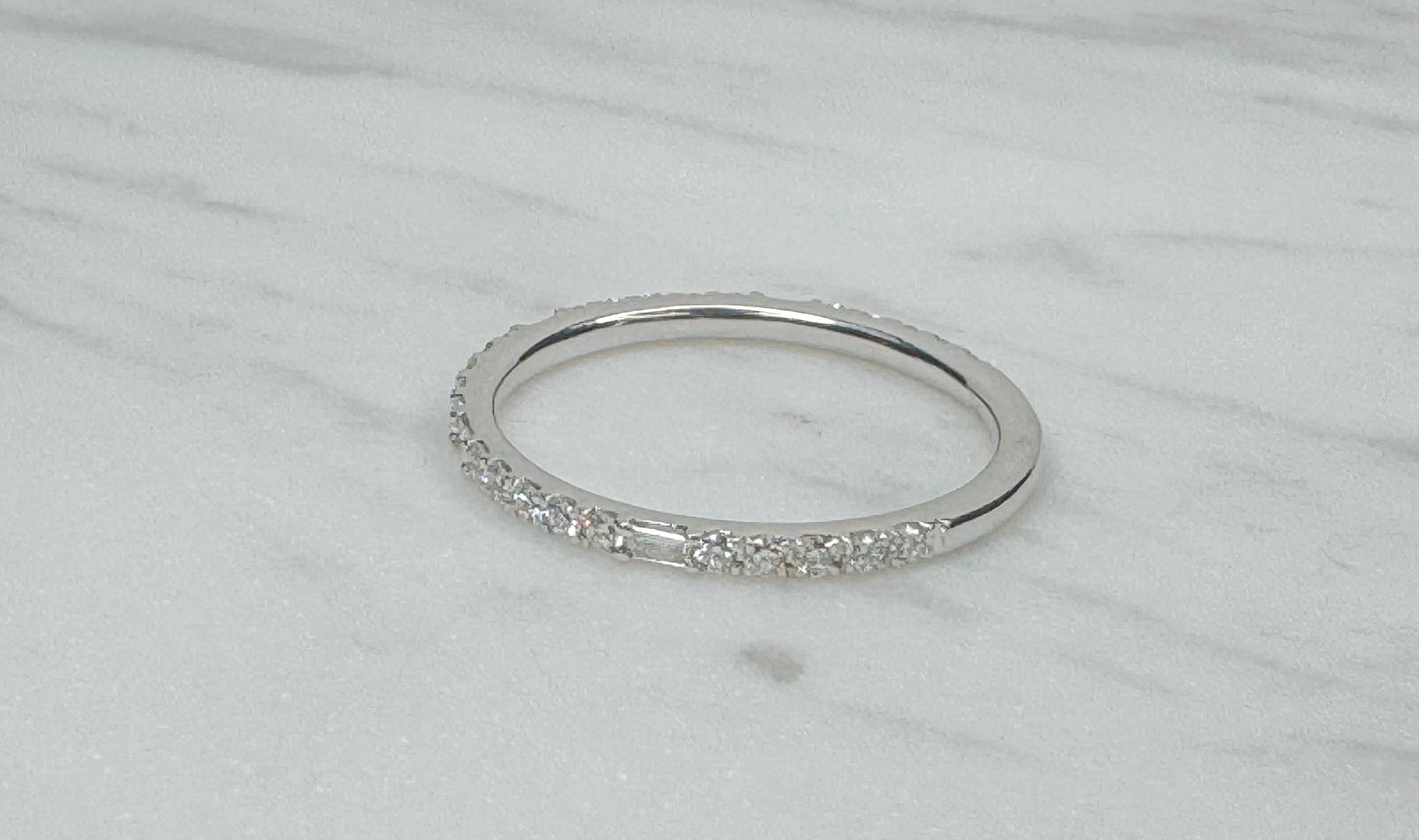 White Gold Diamond Band