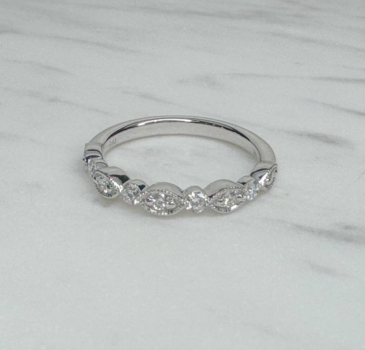 White Gold Diamond Band