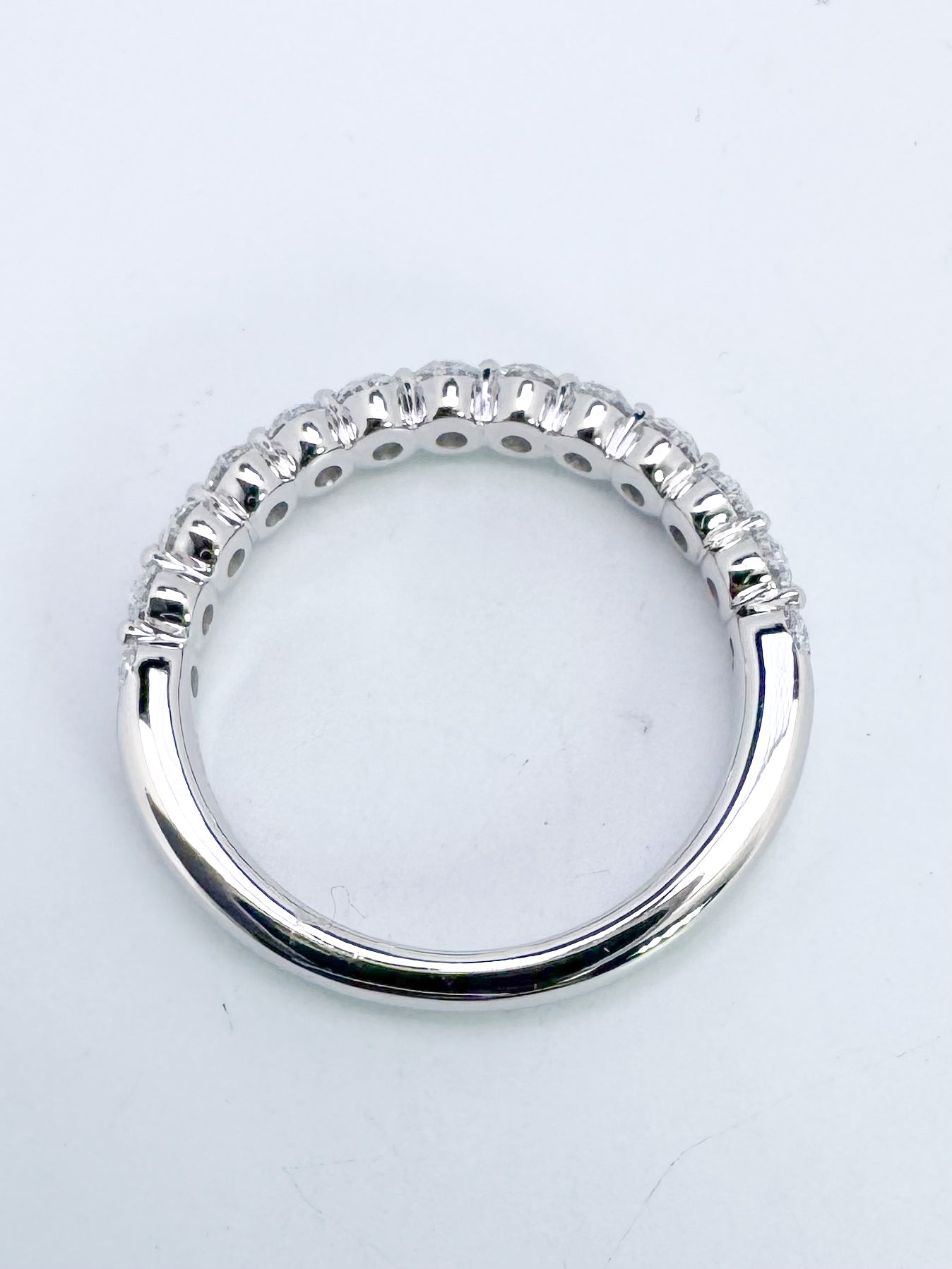 14k, white gold 1.20 diamond total weight, VS2 F-G Lab grown