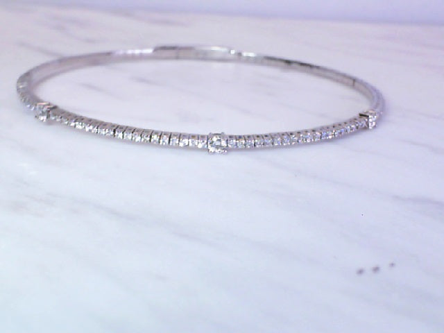 Diamond flex bangle