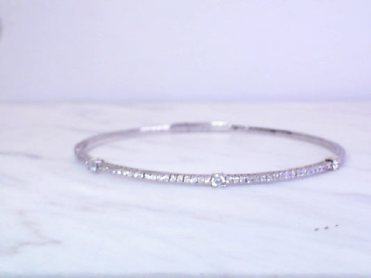 Diamond flex bangle