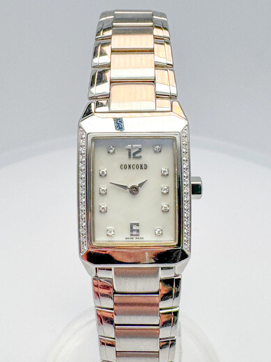 Stainless steel Concord, Carlton watch