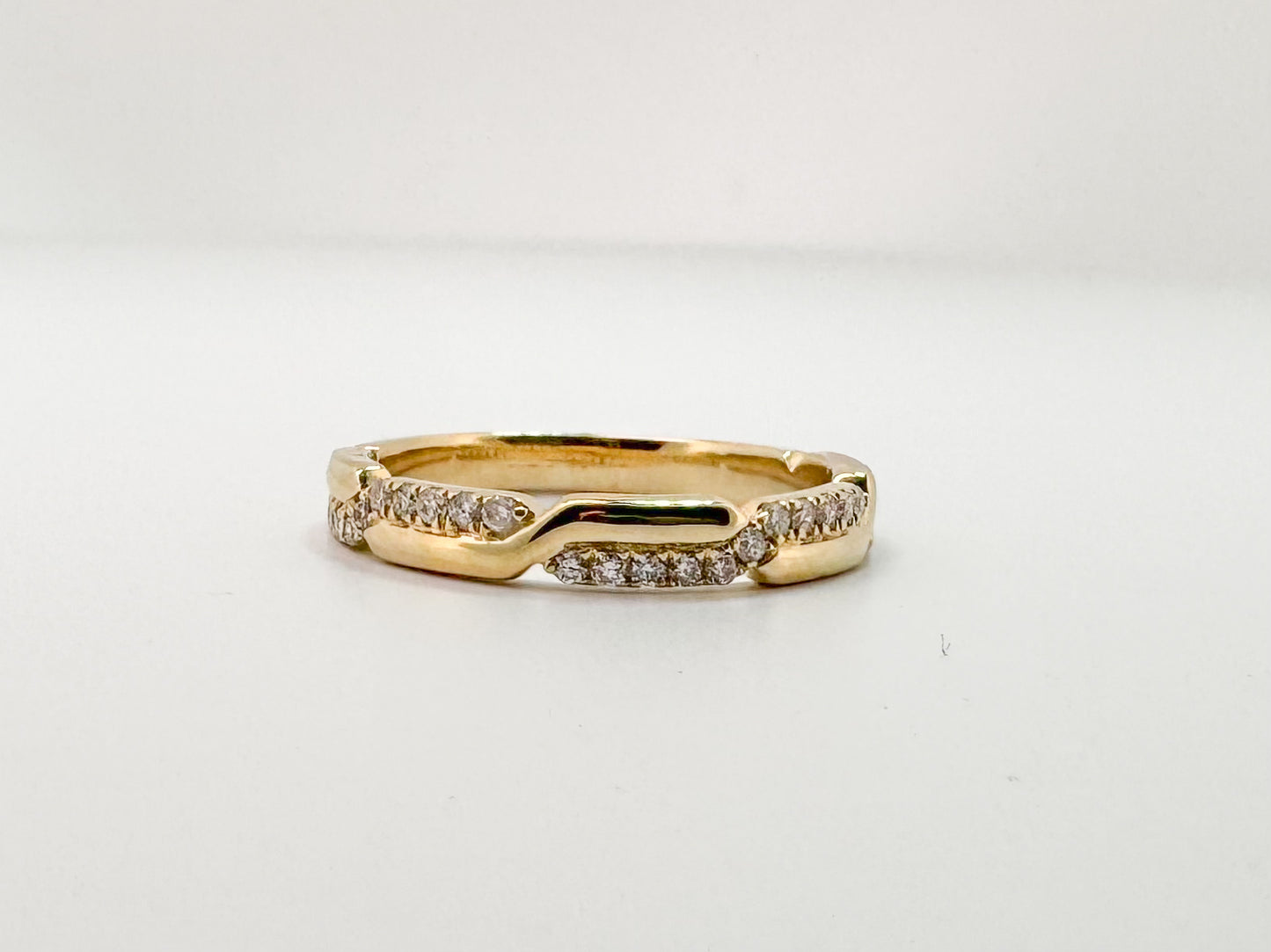 14K, yellow gold, .22 carat total weight, weddng band