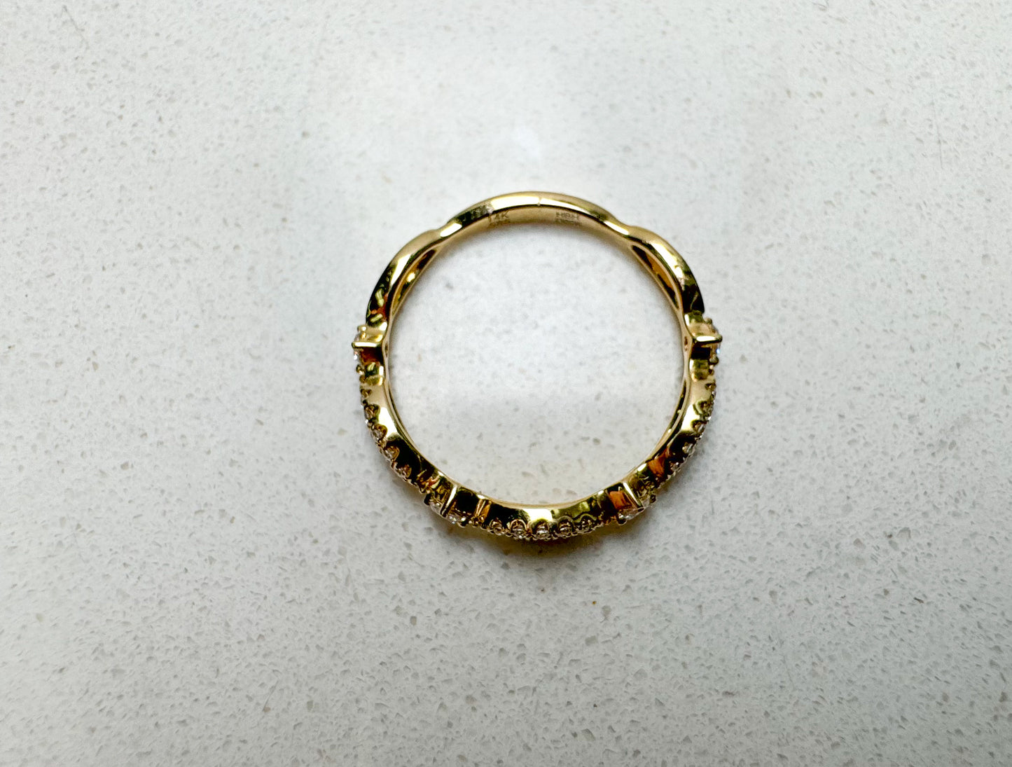 Yellow Gold Stackable Band